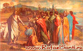 Паси овцы мои. Гобелен. Рафаэль