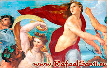 Триумф Галатеи. Фрагмент. Рафаэль.
